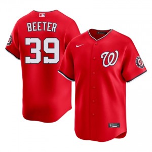 Iconic Clayton Beeter #39 Red Baseball Embroidery Jersey | WAS Men Collection Edition 83139940