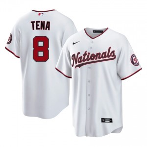 Jose Tena #8 WAS Baseball Jersey | Classic Men White Embroidery Edition 96795988