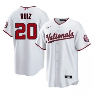 Keibert Ruiz #20 WAS Baseball Jersey | Classic Men White Embroidery Edition 31639654