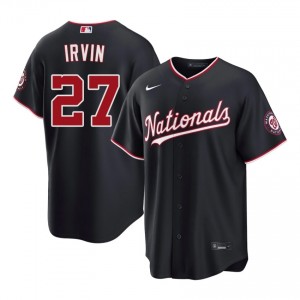 Nats Jake Irvin #27 Navy Men Jersey | Stitch Premium Baseball Uniform 60204177