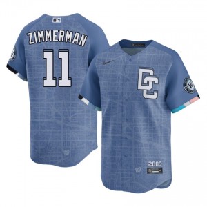Blue Ryan Zimmerman #11 Washington Baseball City Connect Stitched Jersey | Original Men Fit 38642483