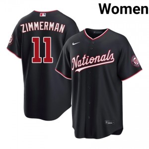 Women Ryan Zimmerman #11 Navy Stitched Jersey | WAS Nationals Authentic Baseball Gear 45958689